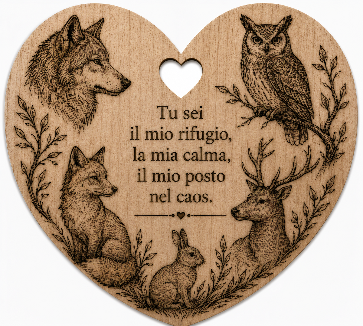 Cuore a tema animali
