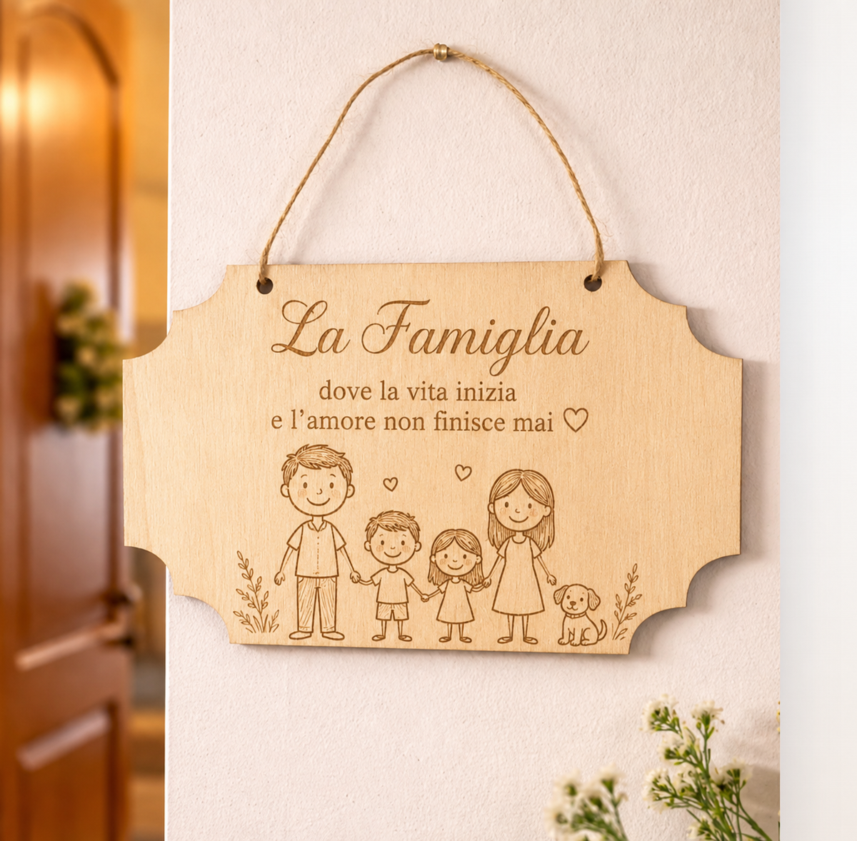 Targhette a tema famiglia