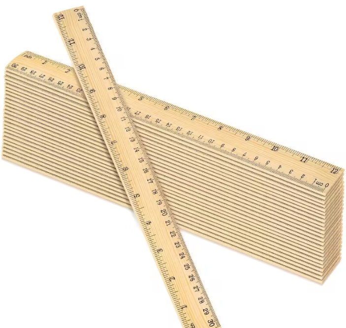 Righello in legno