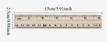 Righello in legno