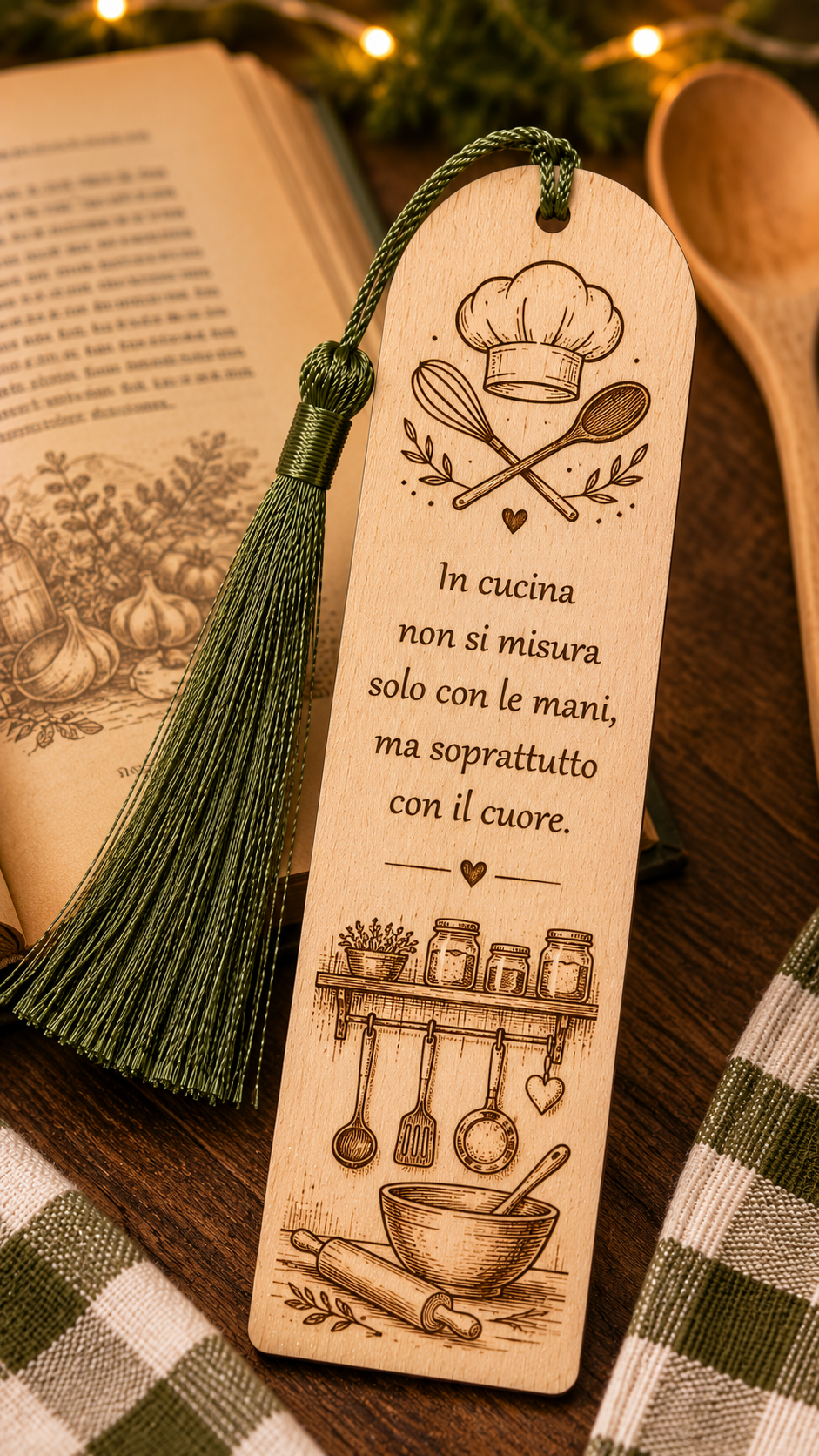 Segnalibro a tema di cucina