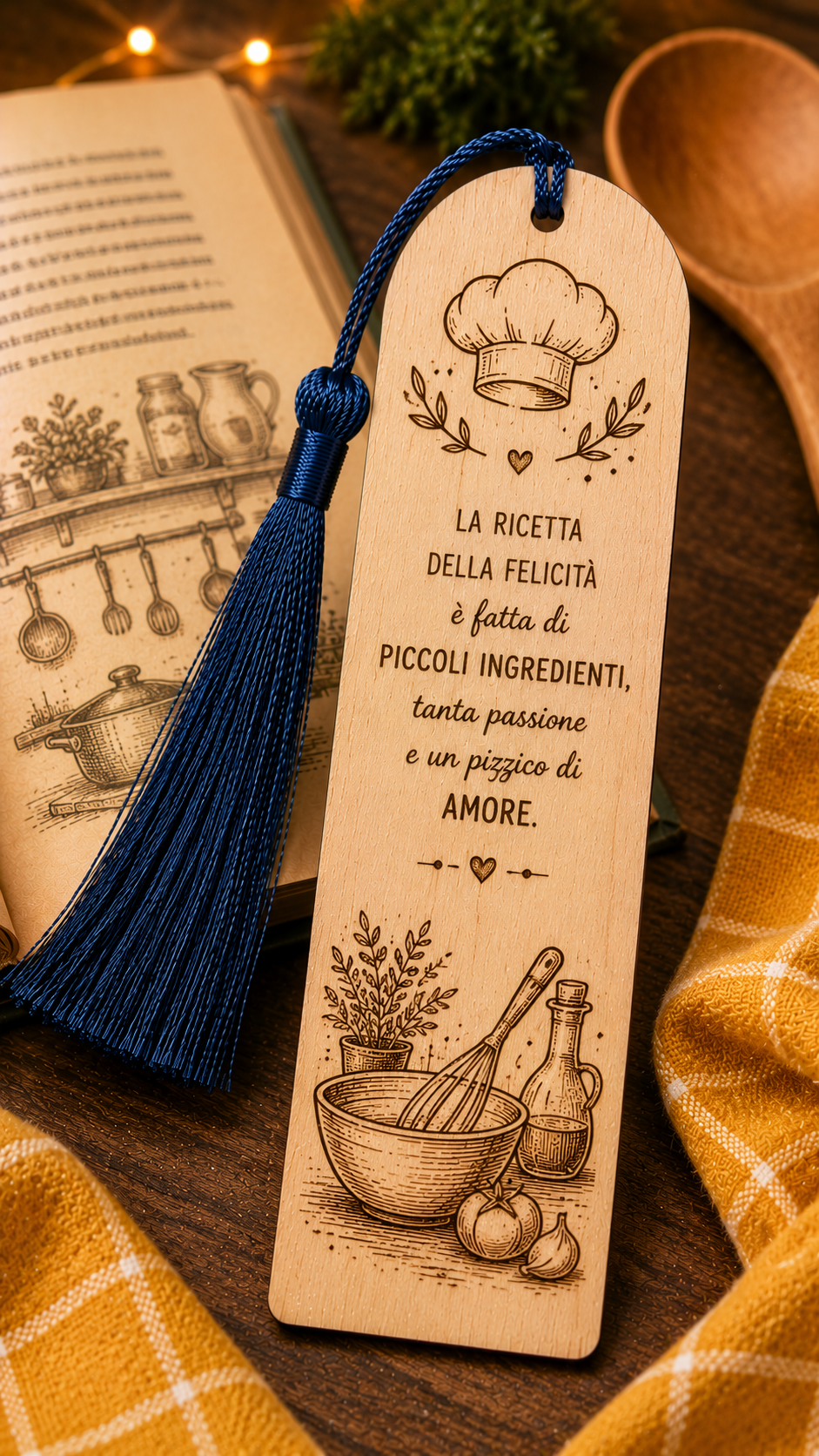 Segnalibro a tema di cucina