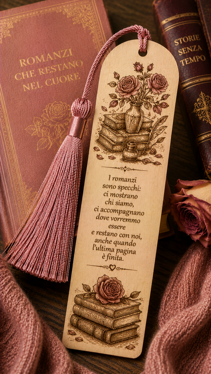 Segnalibro a tema romanzo rosa