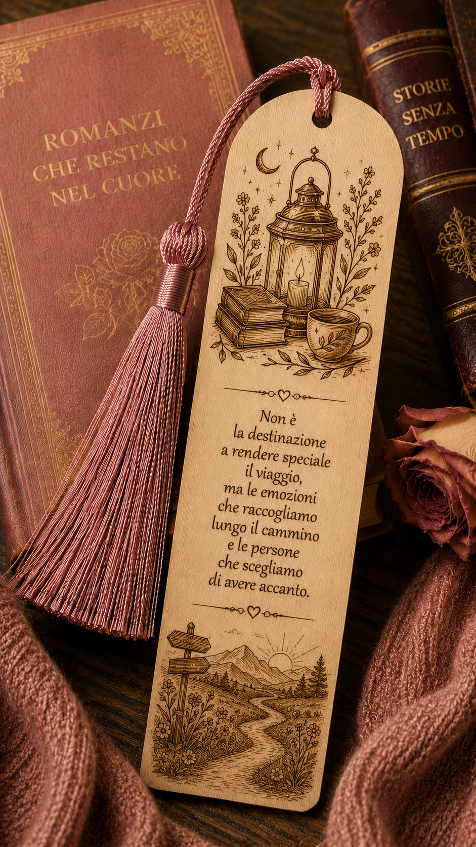 Segnalibro a tema romanzo rosa