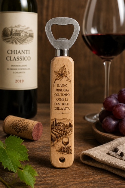Apribottiglie a tema vino