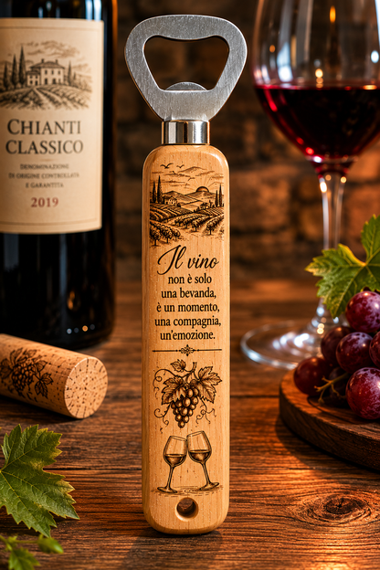 Apribottiglie a tema vino