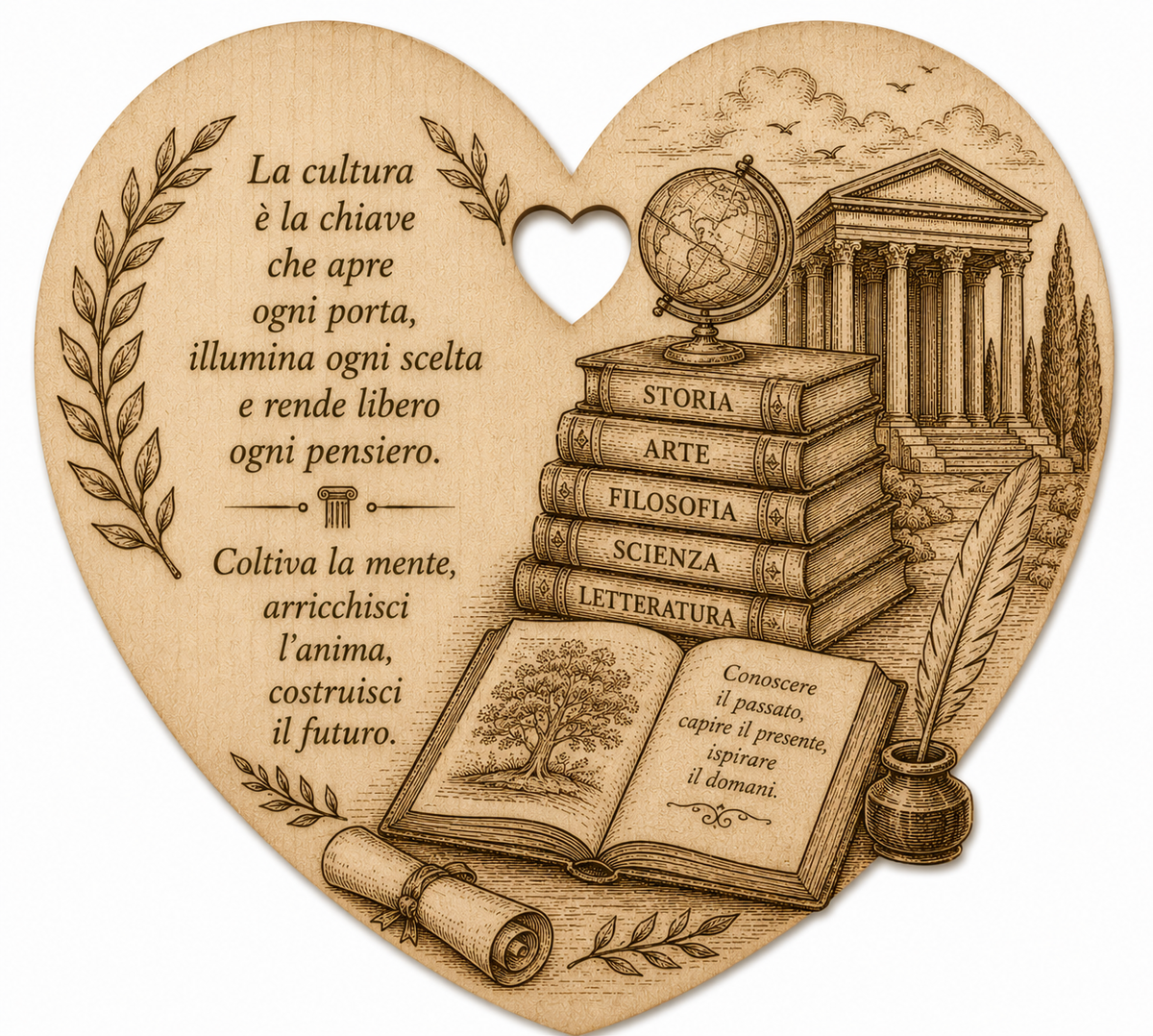 Cuore a tema romantico