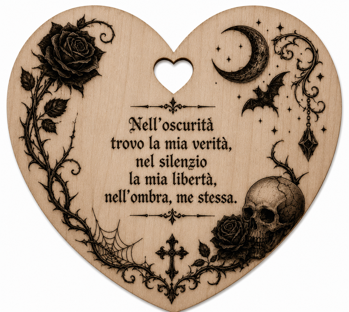 Cuore a tema dark / gothic