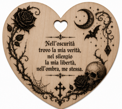 Cuore a tema dark / gothic
