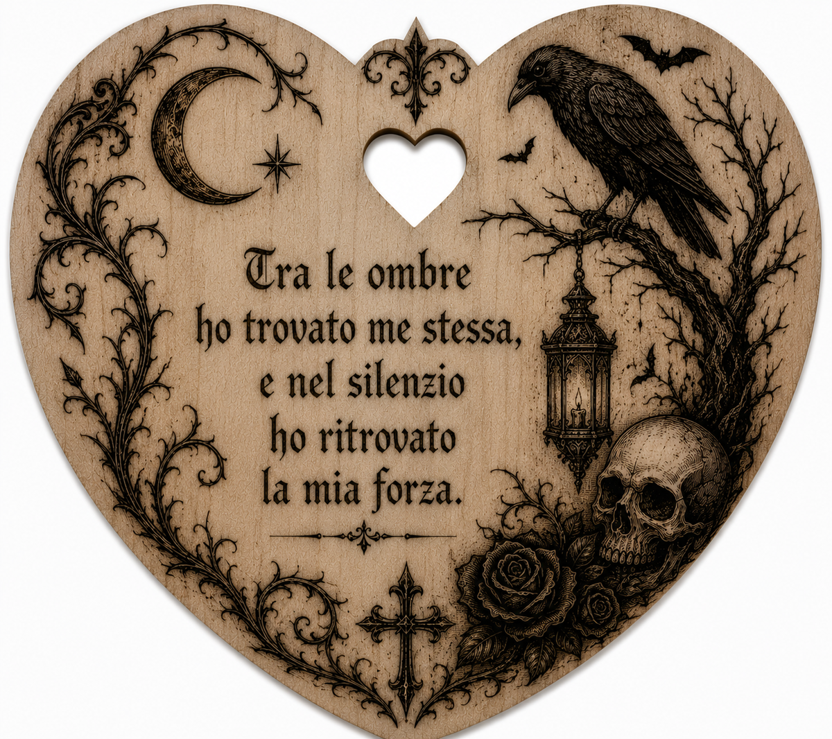 Cuore a tema dark / gothic