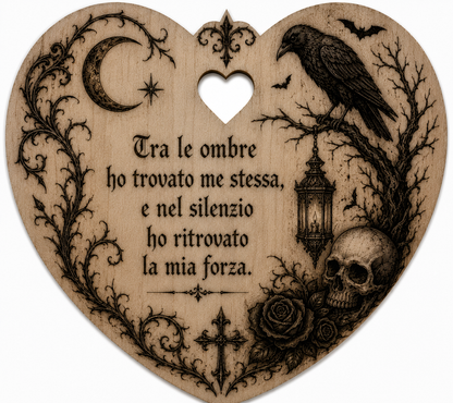 Cuore a tema dark / gothic