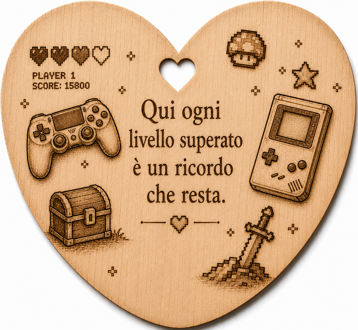 Cuore a tema gaming