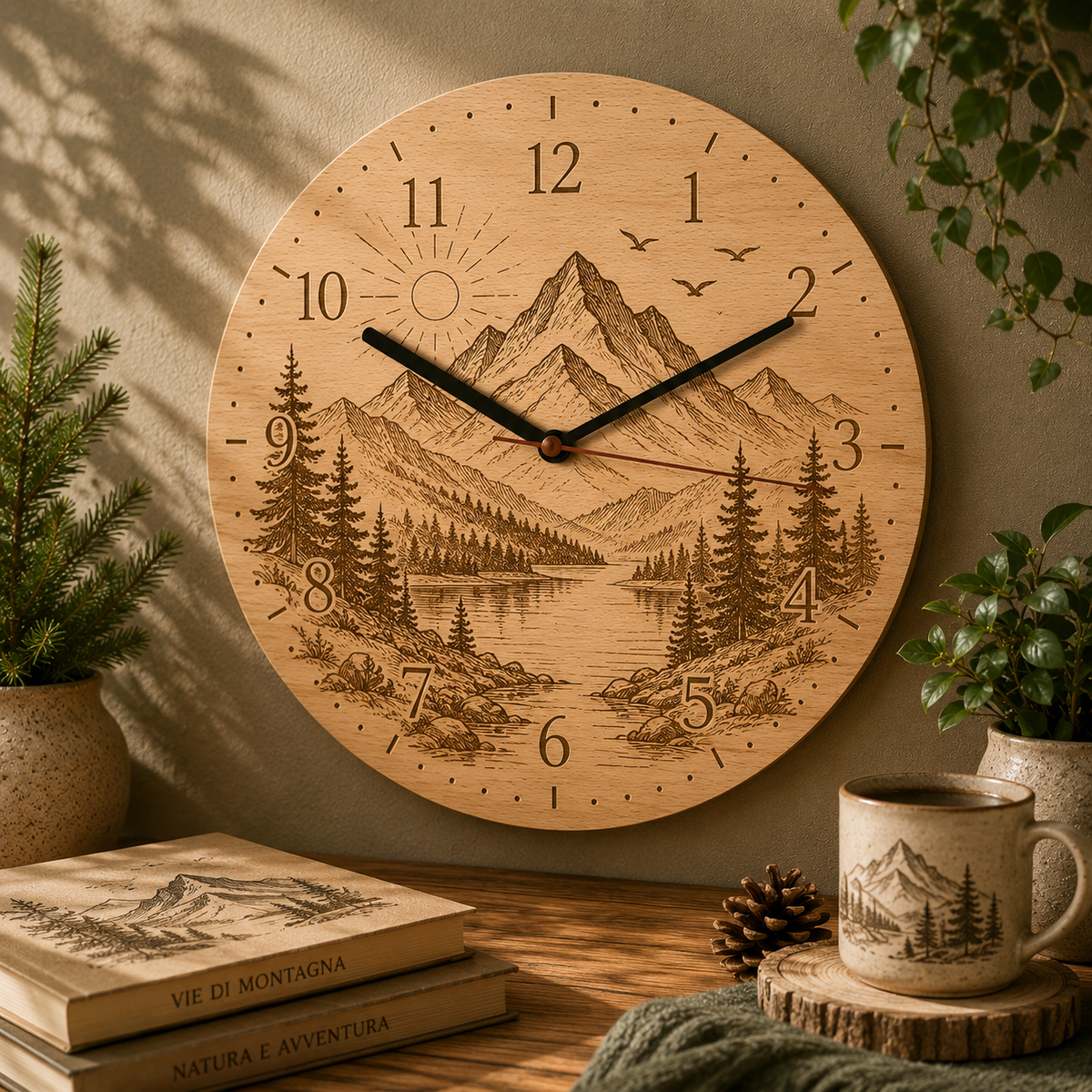 Orologio a tema montagna