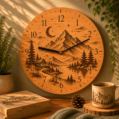 Orologio a tema montagna