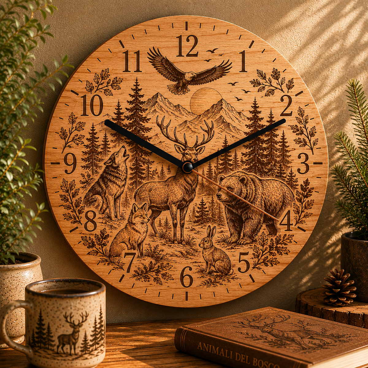 Orologio a tema animali