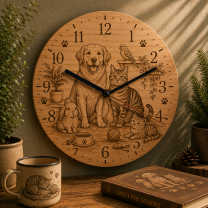 Orologio a tema animali