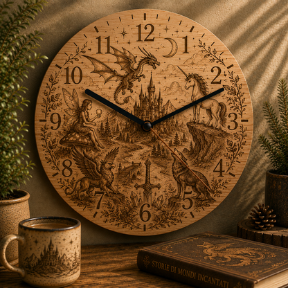 Orologio a tema fantasy