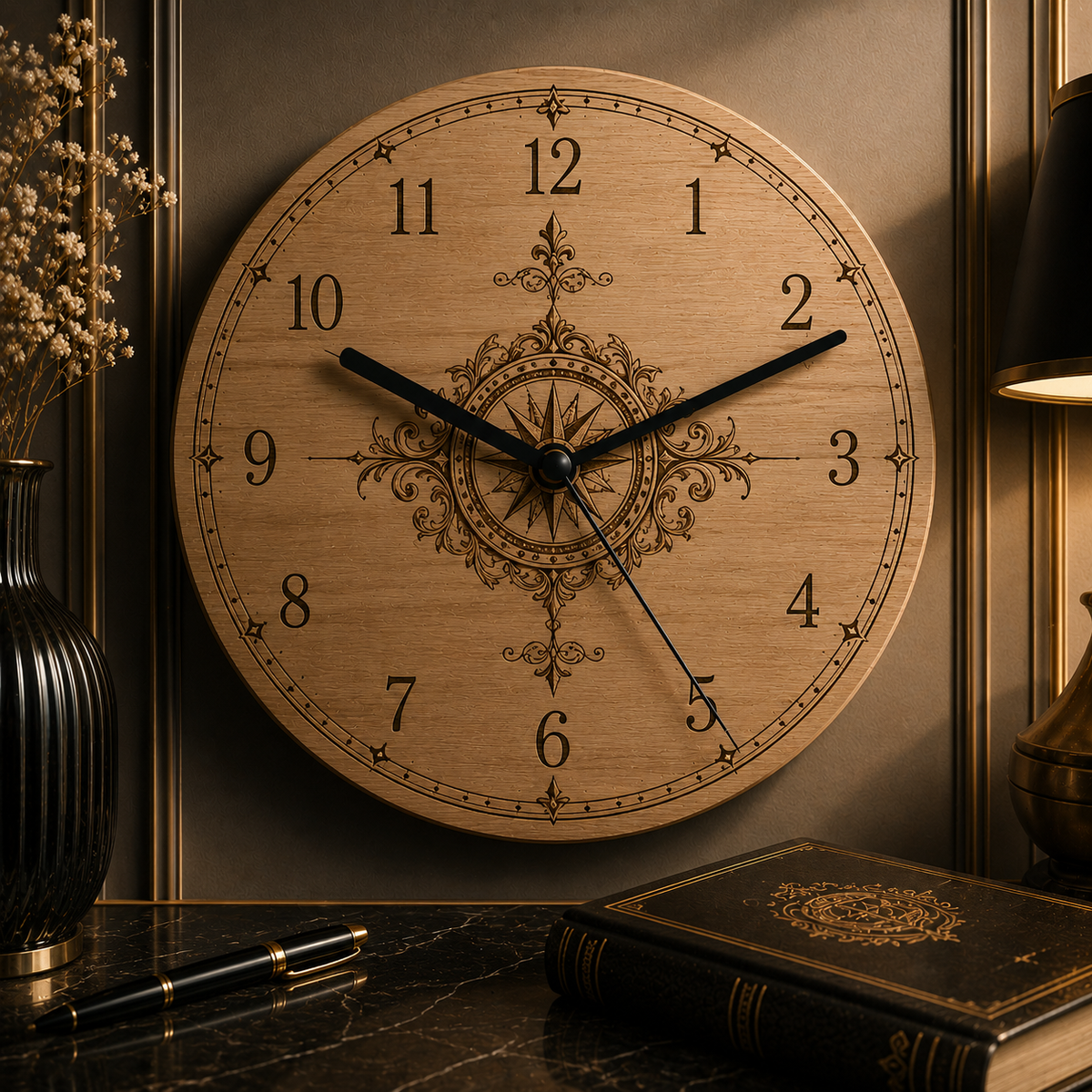 Orologio a tema elegante