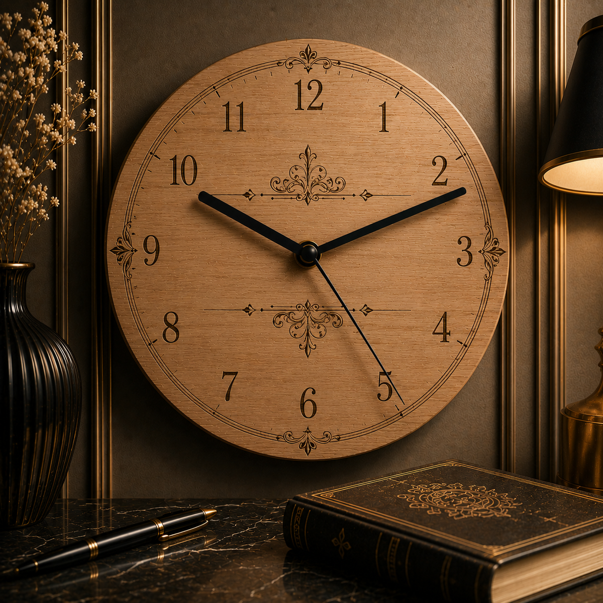 Orologio a tema elegante