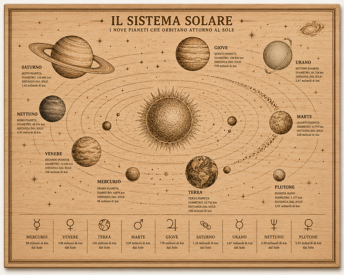 Quadro a tema spazio