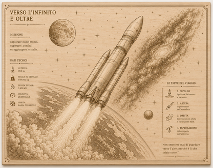 Quadro a tema spazio