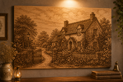 Quadro a tema vintage cottage