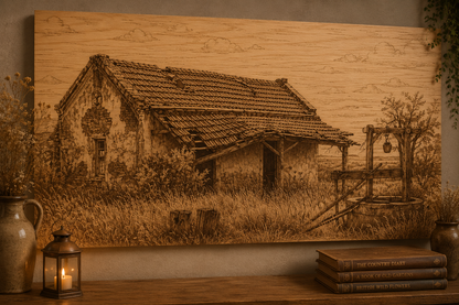 Quadro a tema vintage cottage