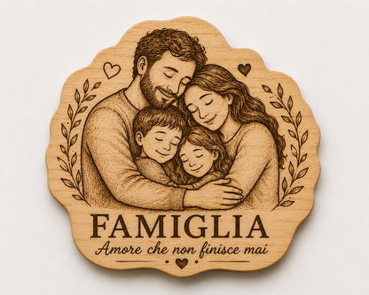 Calamita tema famiglia