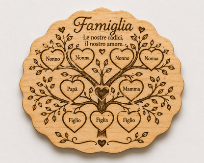 Calamita tema famiglia