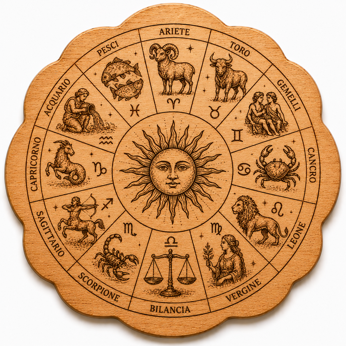 Calamita tema zodiaco