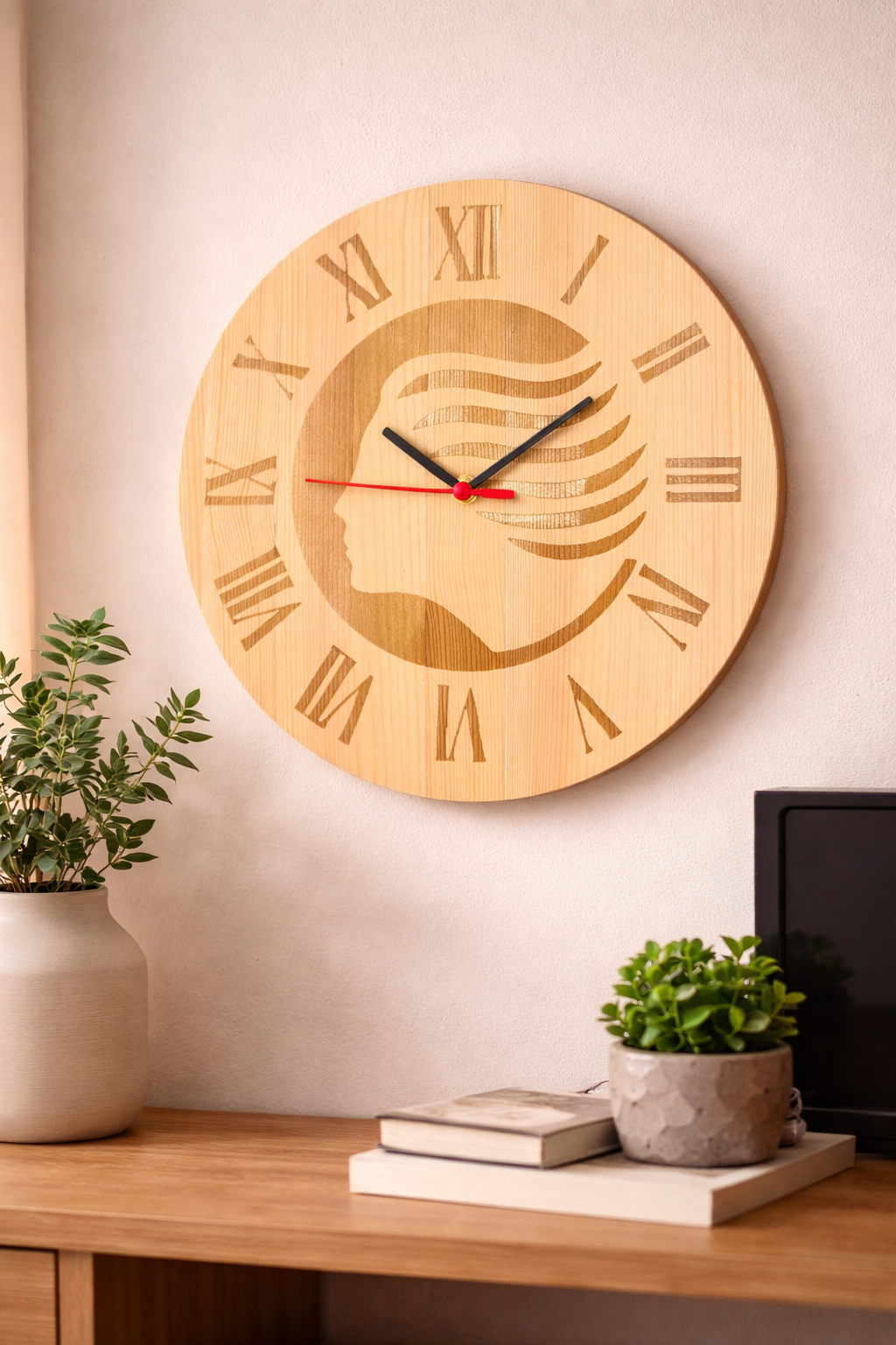 Orologio in legno personalizzabile