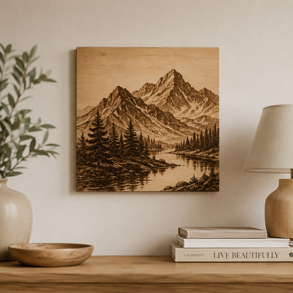 Quadro con incisione personalizzata