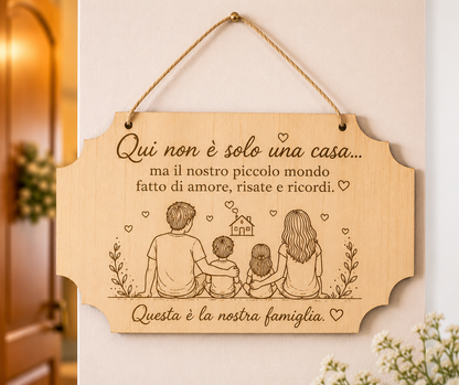 Targhette a tema famiglia