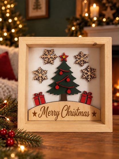 Quadro natalizio "Merry Christmas"