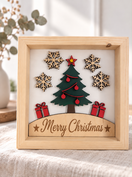 Quadro natalizio "Merry Christmas"