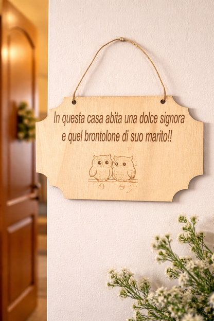 Targhetta personalizzata
