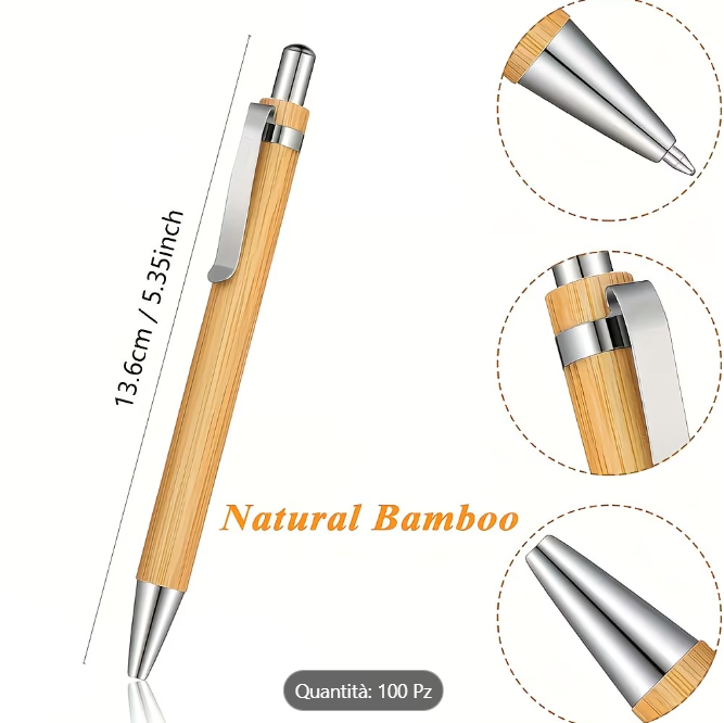 Penna in Legno di Design personalizzabile